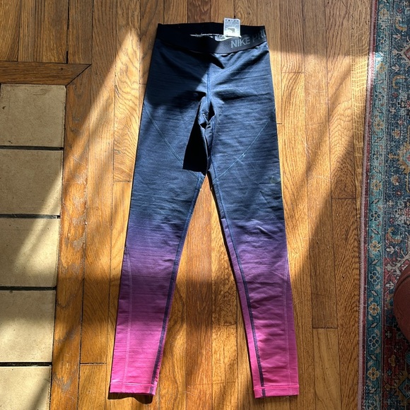 Nike Pants - Nike pro ombré hyper warm leggings